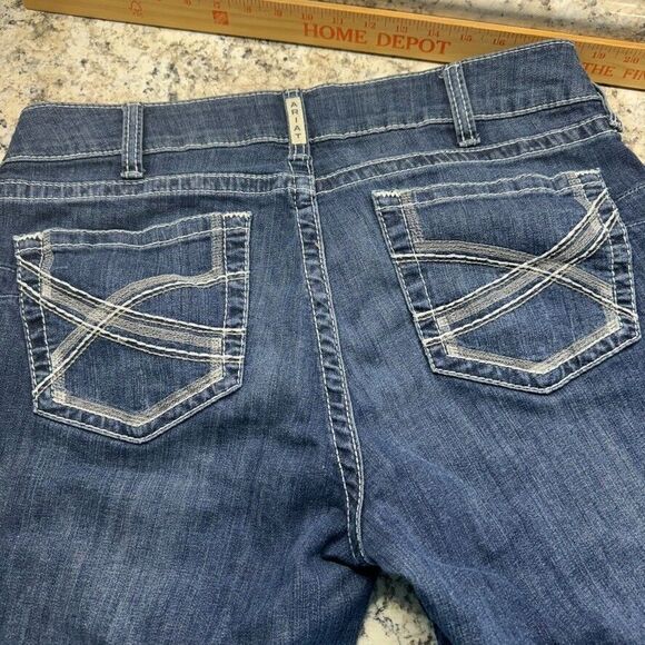 Ariat Women's Straight Leg Jeans - Blue - Picture 7 of 13